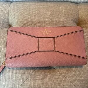 Kate Spade pink leather wallet